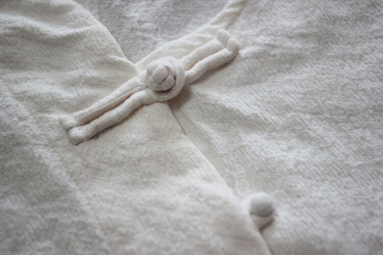 Iris Beige Linen Cardigan — view 5