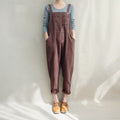 Rhea Black Linen Jumpsuit — The Clothing Closet
