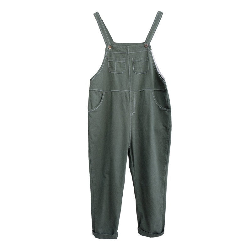 Rhea Black Linen Jumpsuit — view 5
