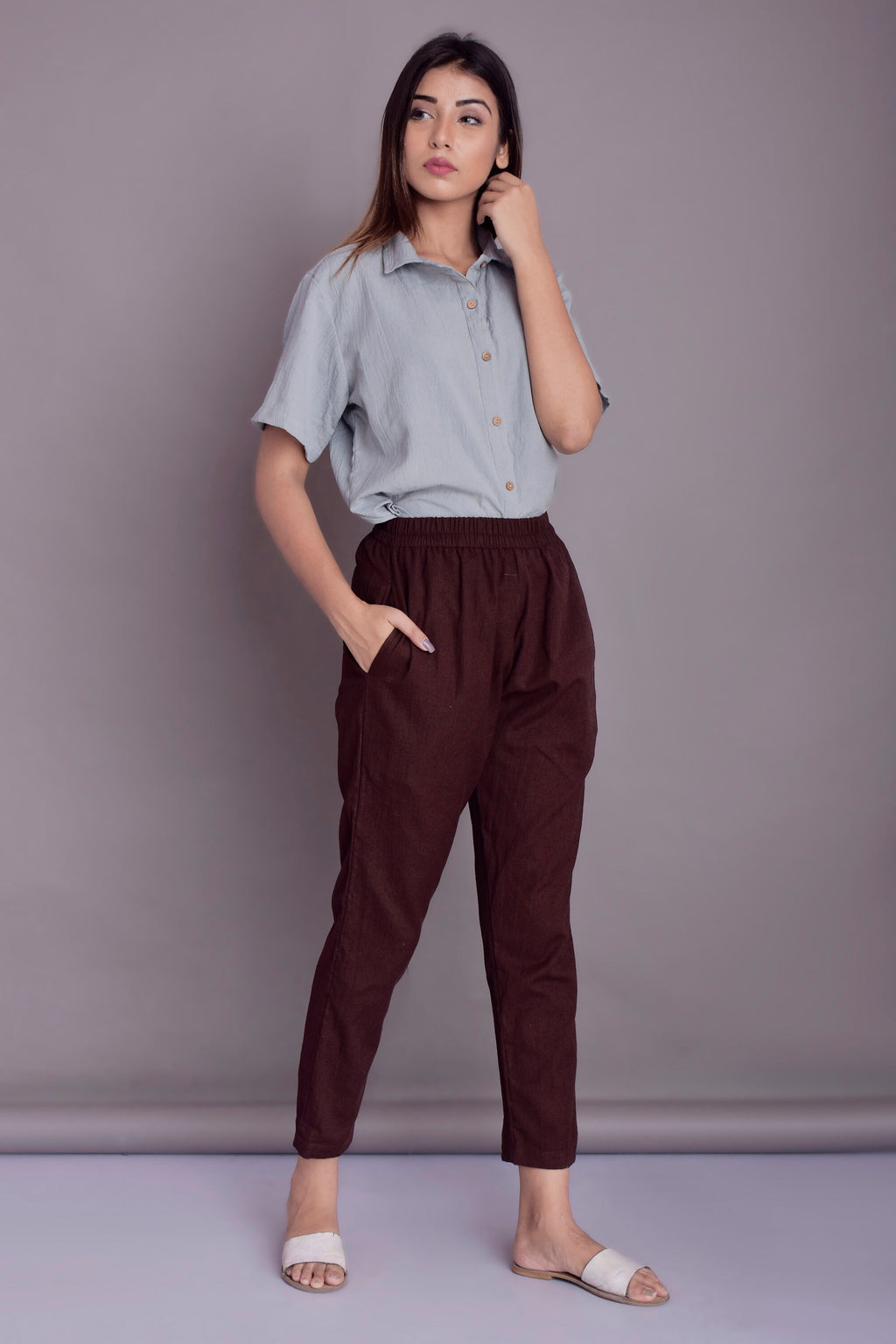 Cleo Black Linen Pants — The Clothing Closet