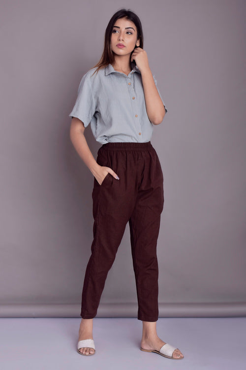 Cleo Black Linen Pants — The Clothing Closet