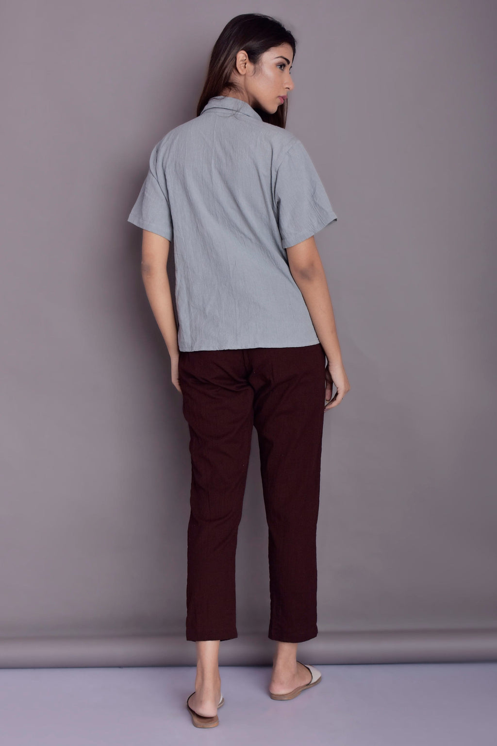Cleo Black Linen Pants — view 5