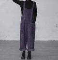 Elsie Purple Corduroy Jumpsuit — The Clothing Closet