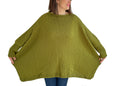 Thea Olive Wool Sweater — The Clothing Closet