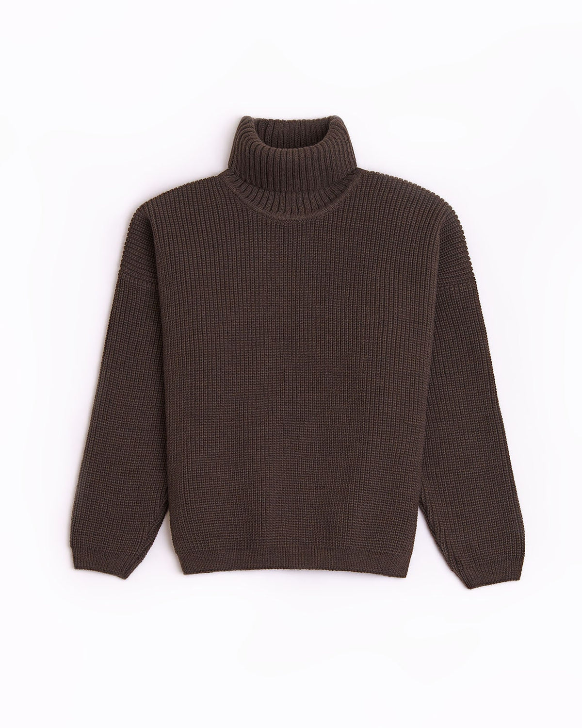 Talia Brown Wool Sweater — view 3