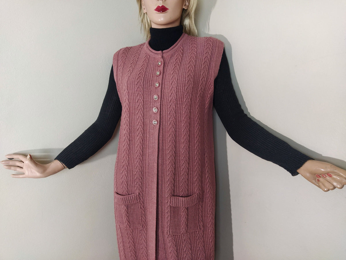 Pearl Teal Wool Vest — view 5