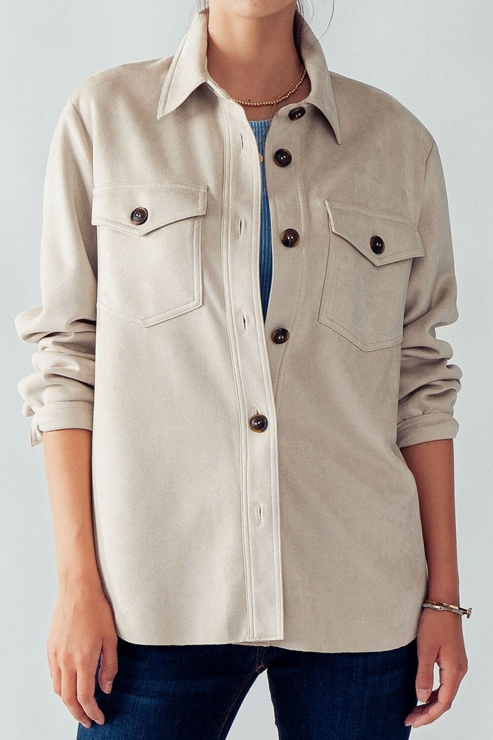 Yvette Beige Jacket — view 3