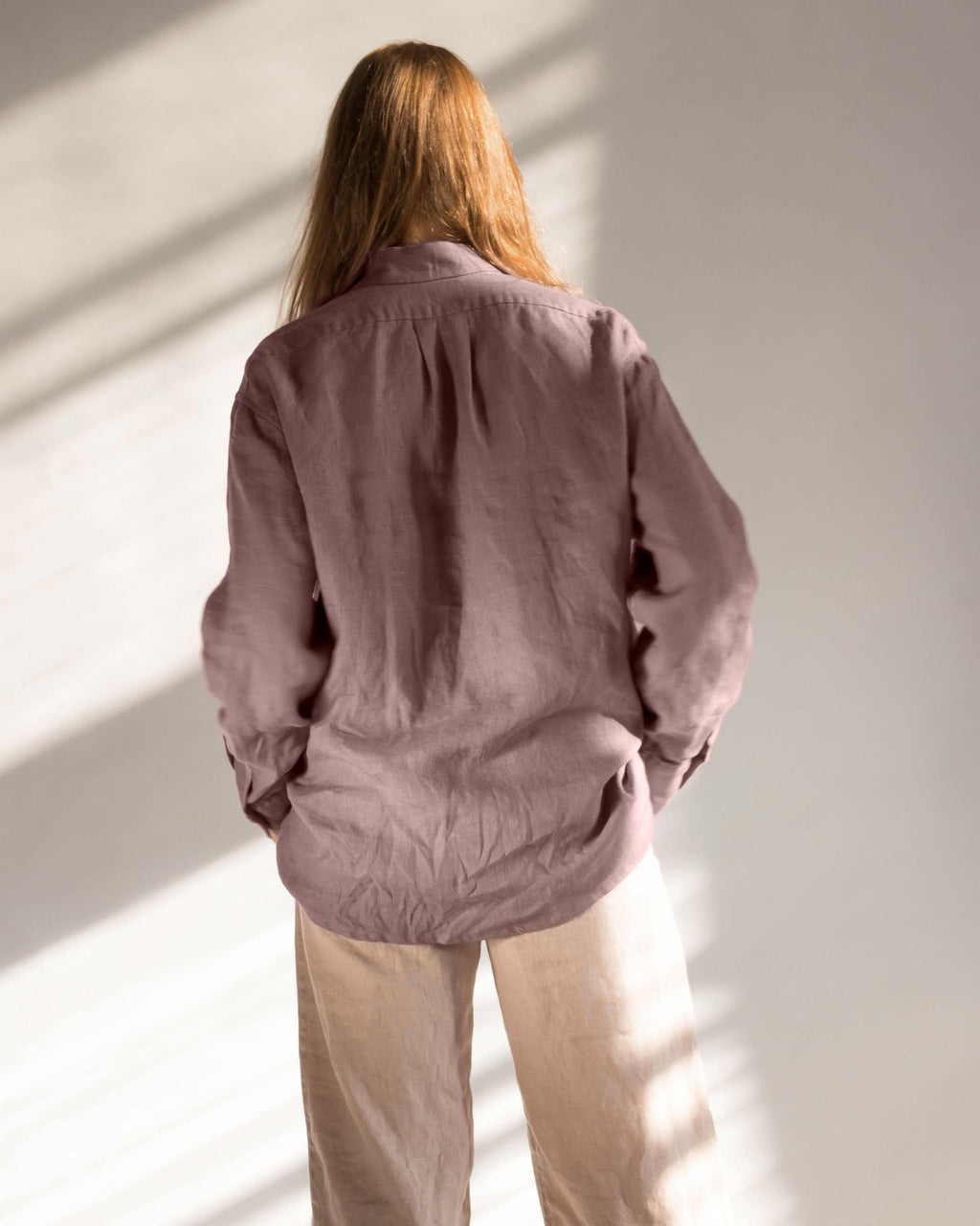 Dora Brown Linen Blouse — view 5