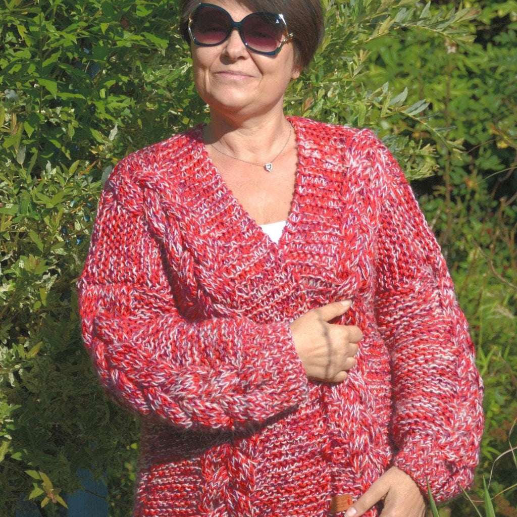 Gia Pink Wool Cardigan — The Clothing Closet
