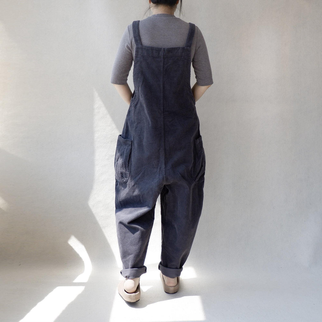 Anya Navy Cotton Jumpsuit — view 6