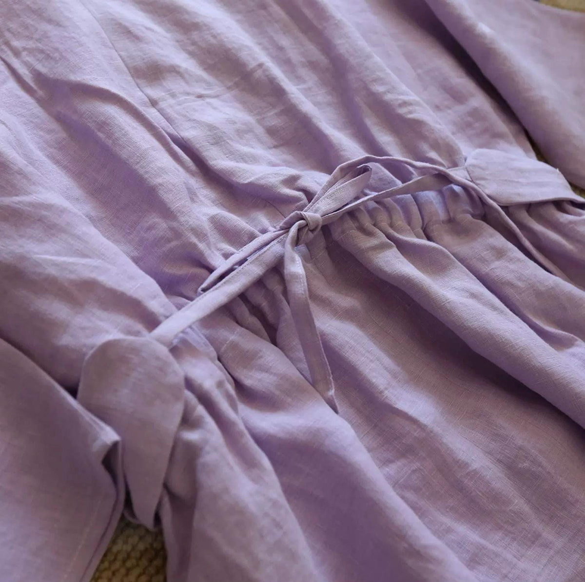 Piper Mustard Linen Blouse — view 5