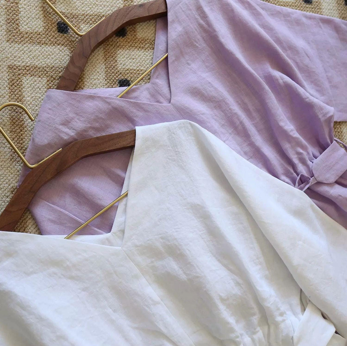 Piper Mustard Linen Blouse — view 4