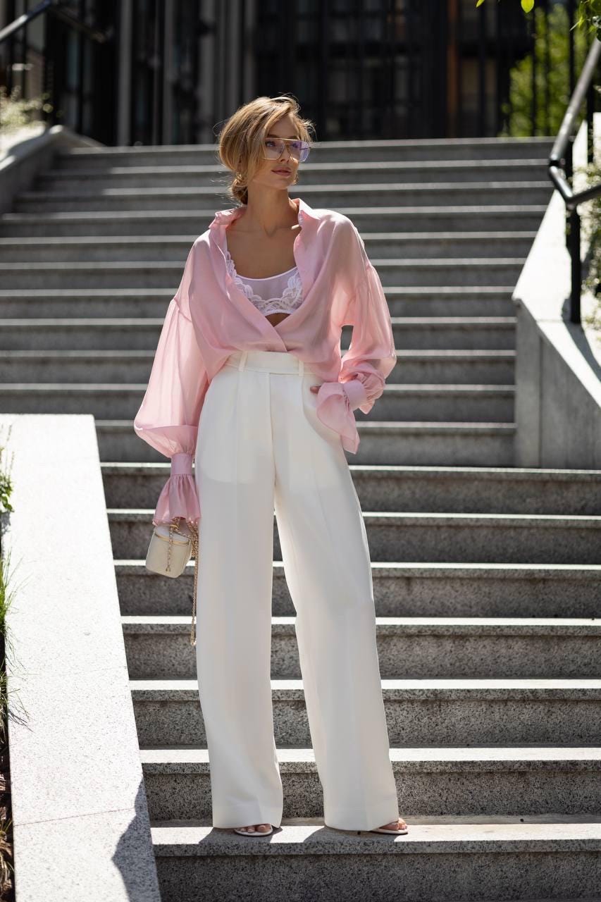 Cora Pink Blouse — view 6