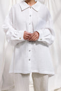 Rosa White Linen Shirt — The Clothing Closet