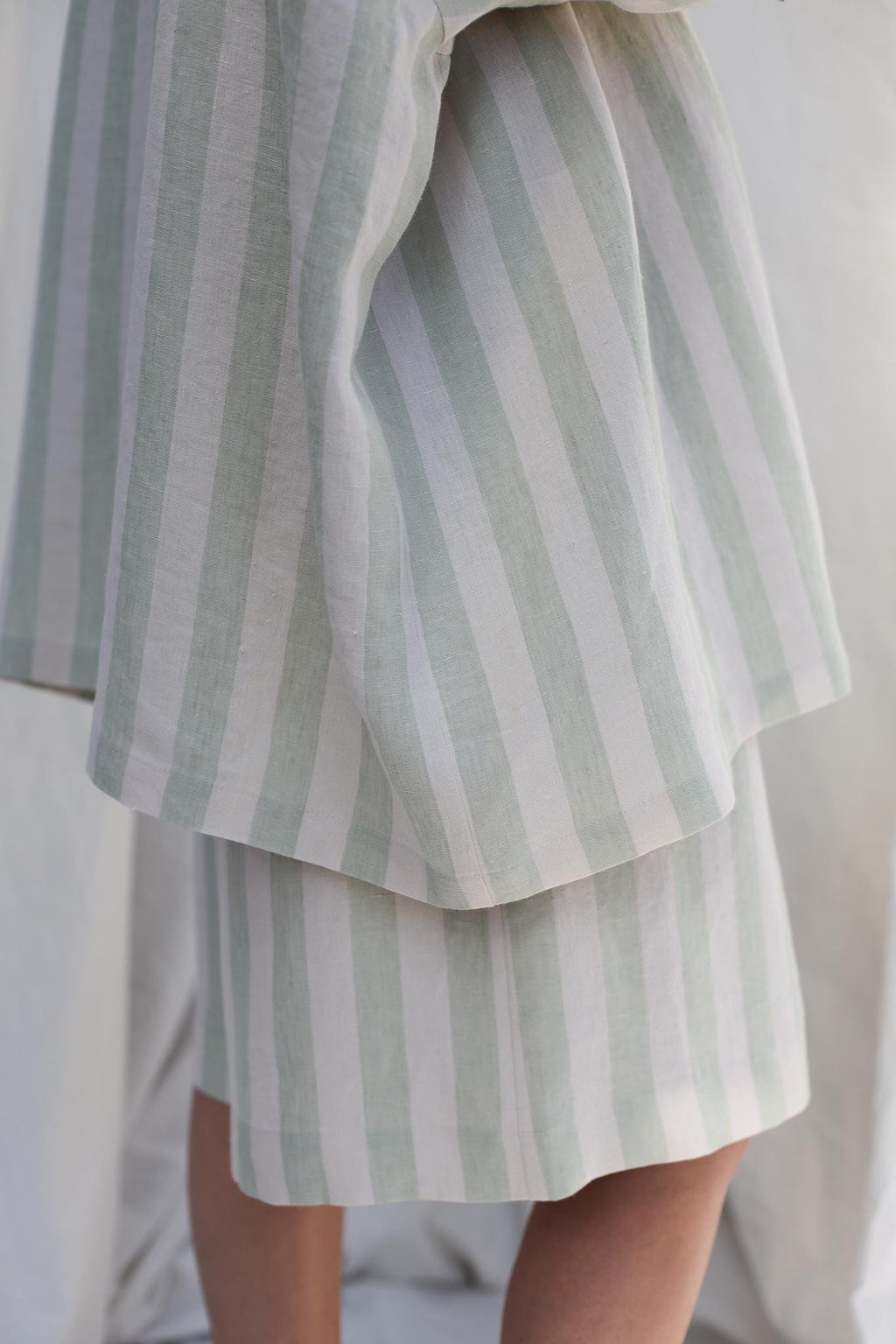 Odette Striped Linen Shirt — view 3
