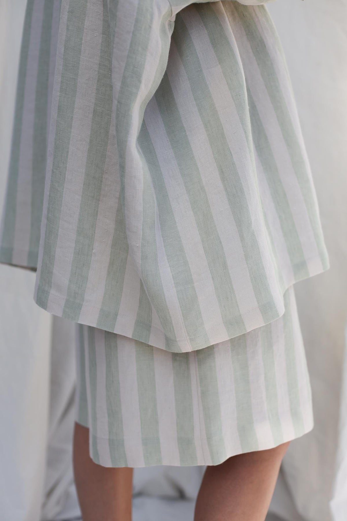 Odette Striped Linen Shirt — view 3