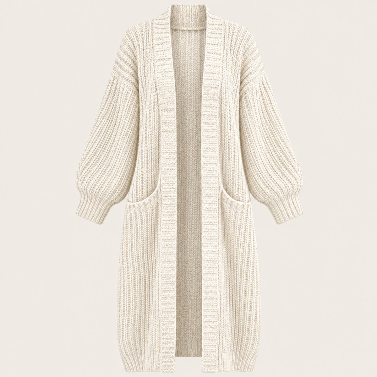 Nina Blue Knit Cardigan — view 4