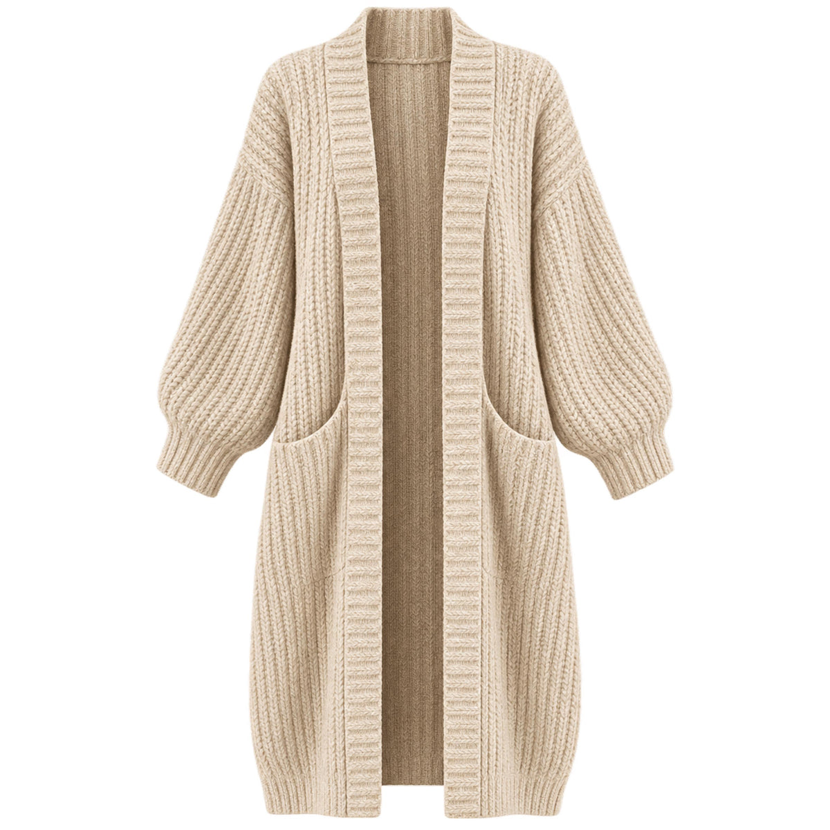 Nina Blue Knit Cardigan — view 2