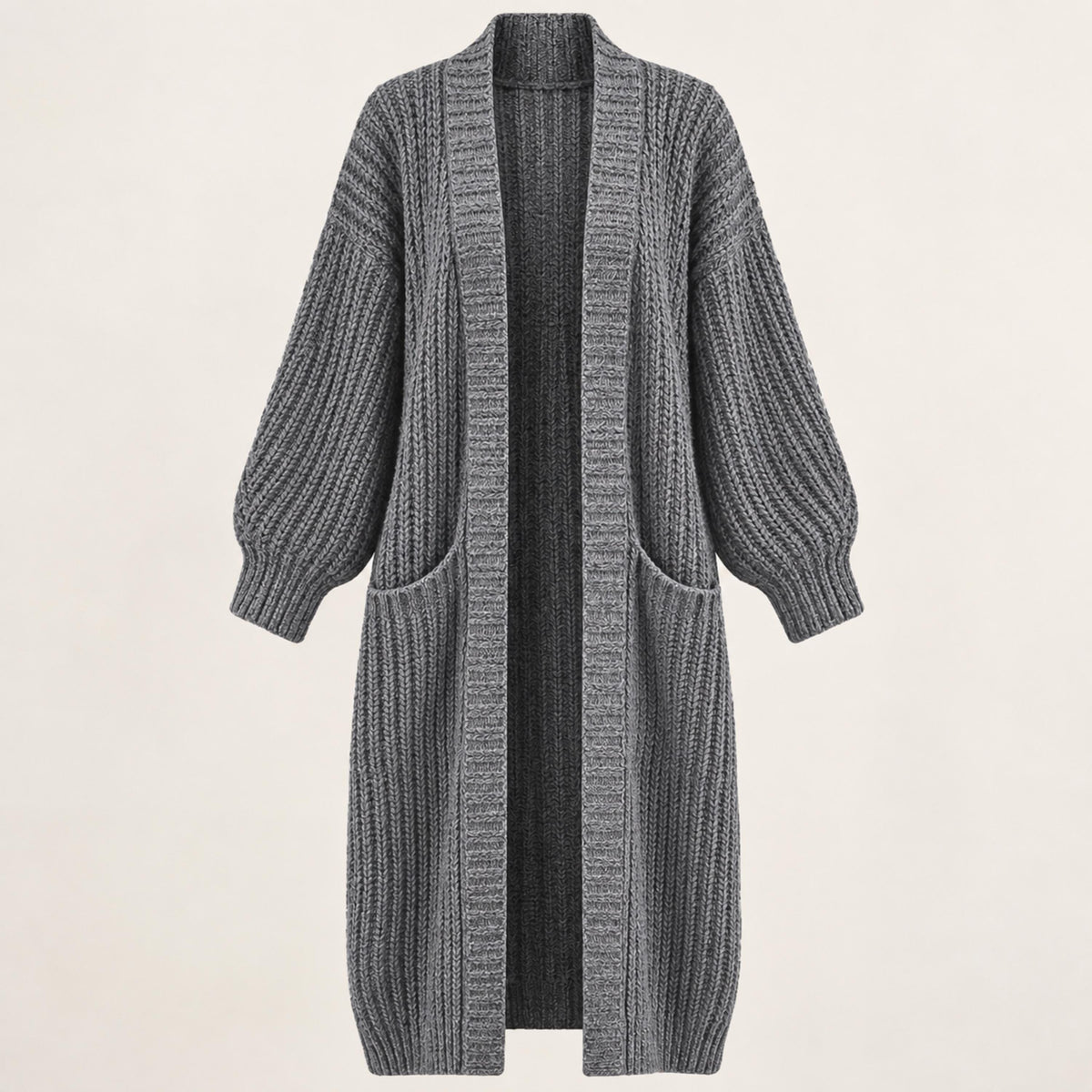 Nina Blue Knit Cardigan — view 5